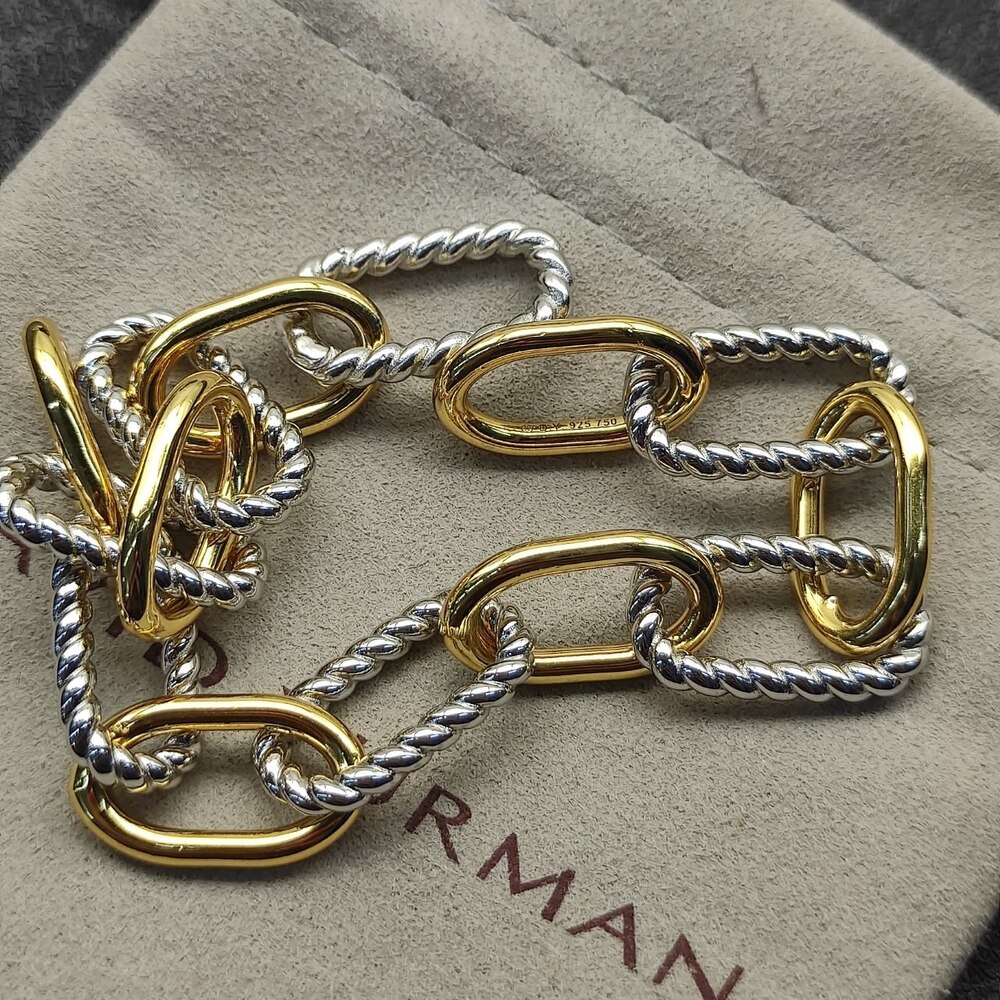 David Yurman Madison multi-link color-block bracelet - Picture 3 of 7
